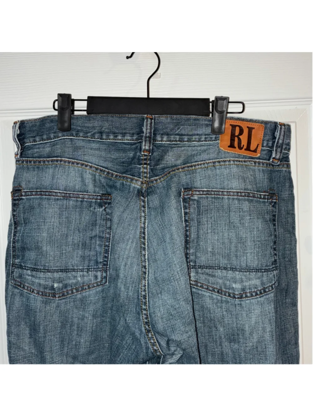 Men's Ralph Lauren Ashmore Original Straight Jeans Blue Size 34x30